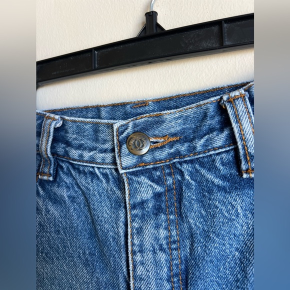 GUCCI Vintage 80’s GG Interlocking Denim Jeans Rare Logo Sz 29/30 - Picture 3 of 13